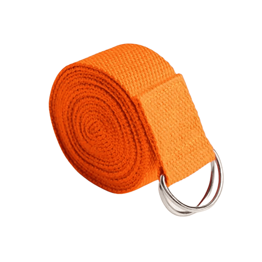 Yogabälte 1.8 m – Flexibelt Stretchband för Yoga & Träning Orange